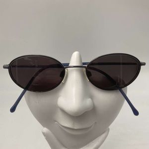 Fratelli Lozza Black Oval Sunglasses Frames